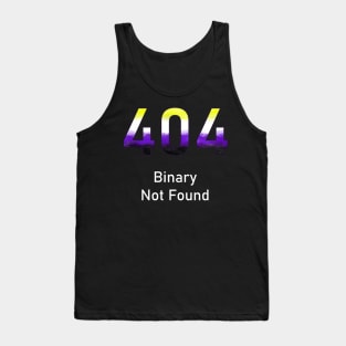 404 Binary Not Found Tank Top